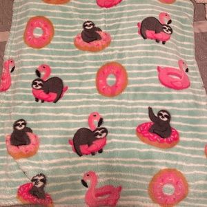 Fleece summer blanket